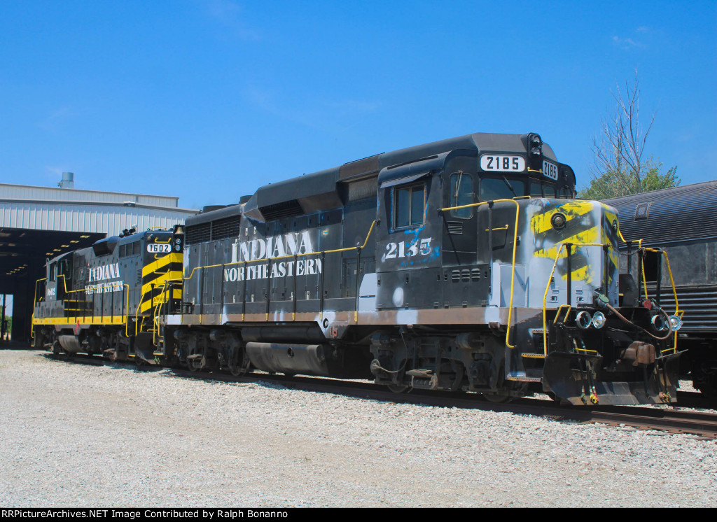INER GP30(Ex Reading) and GP 9 at Hudson Shops